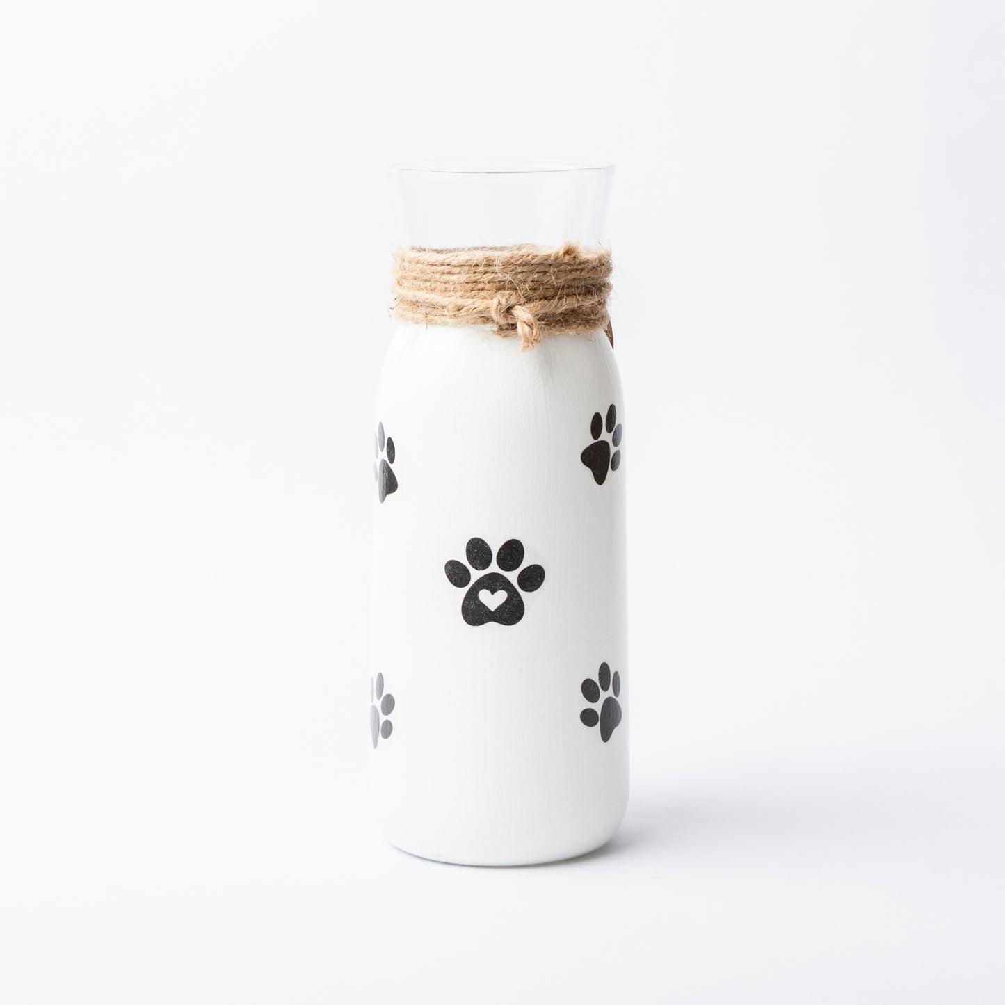 Red Setter glass vase
